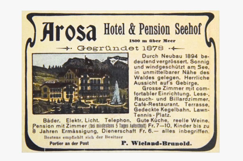 Hotel Seehof-Arosa Luaran gambar
